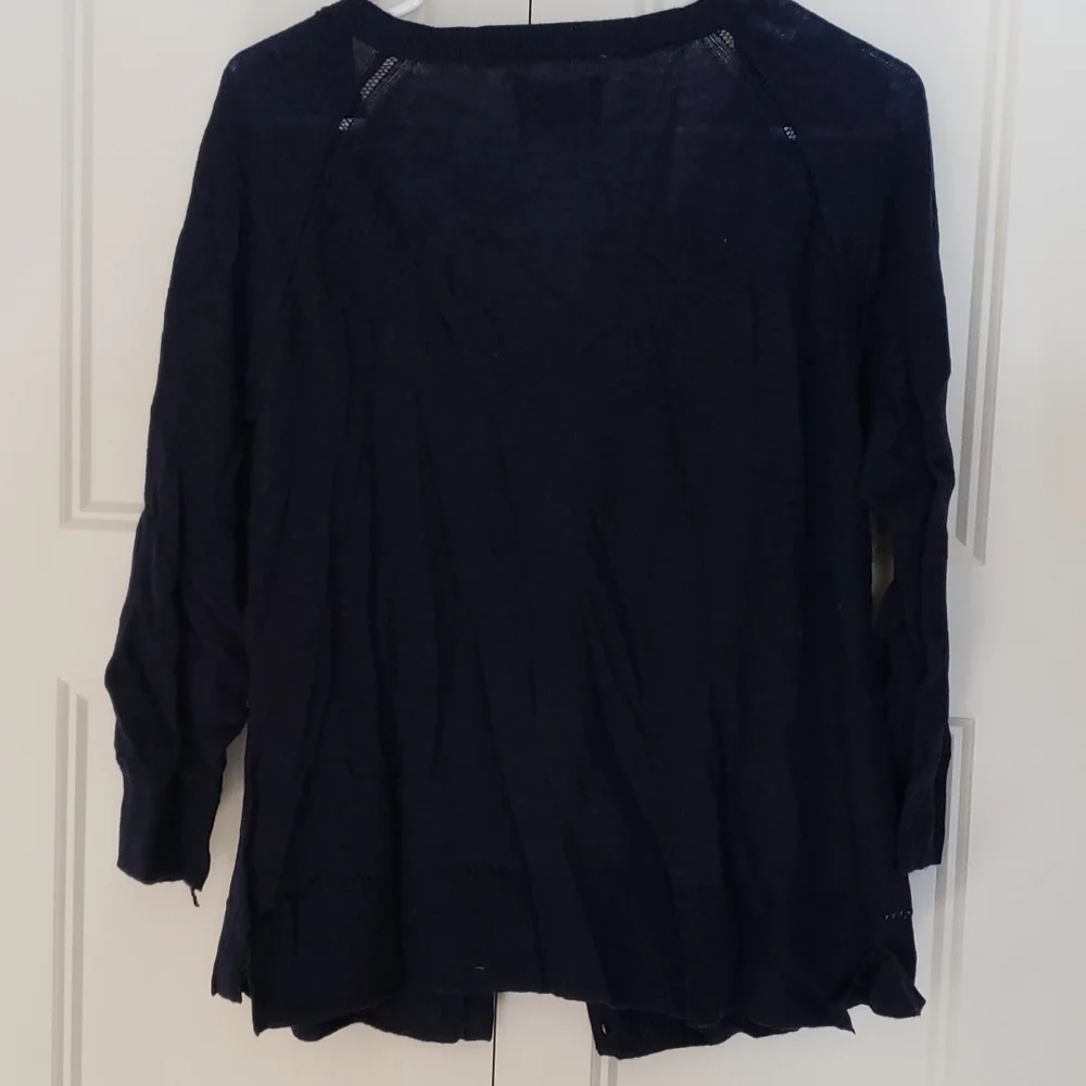 AE Cardigan XXL Navy 3/4 sleeves - Picture 4 of 4